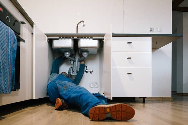 Professional Drain Cleaning technician working in Perkiomenville, PA
